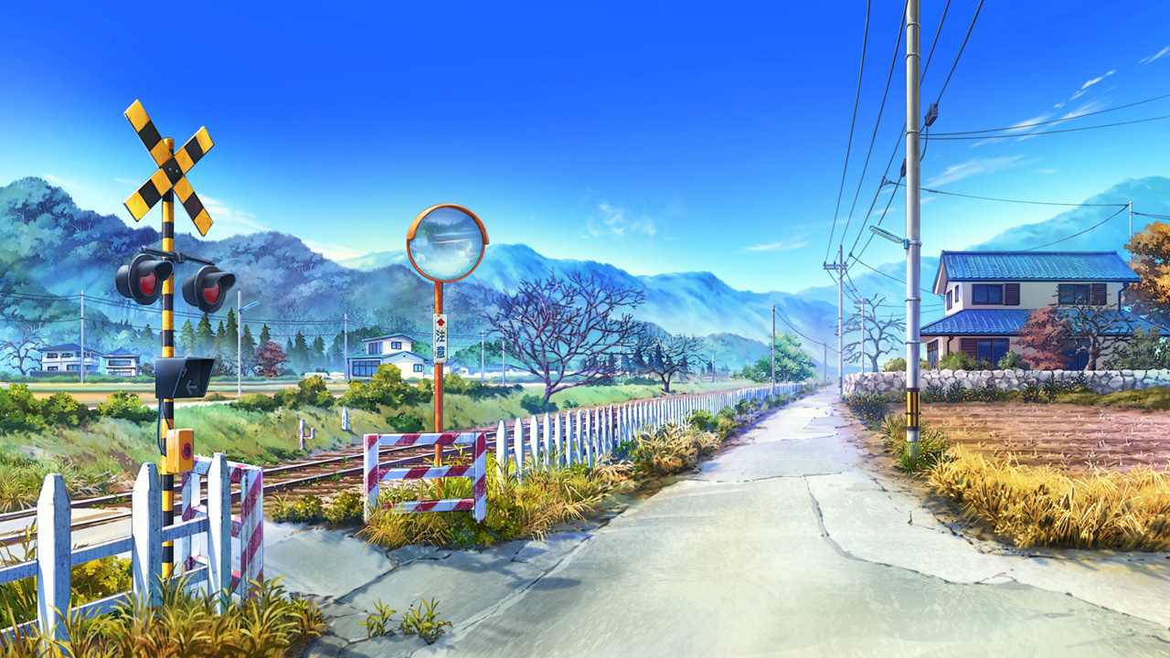 Route on the side of the railtrack